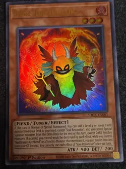 1X NM Soul Resonator - SDCK-EN001 - Ultra Rare 1st Edition - Yugioh - Image 1