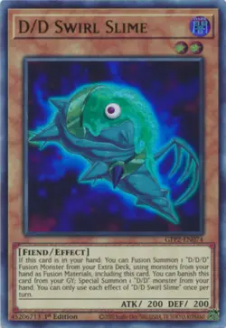 Yugioh! LP D/D Swirl Slime - GFP2-EN074 - Ultra Rare - 1st Edition Lightly Playe - Image 1