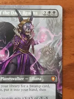 MTG Liliana of the Dark Realms (Borderless) Bloomburrow English Regular NM - Image 4