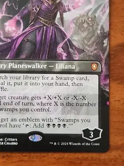 MTG Liliana of the Dark Realms (Borderless) Bloomburrow English Regular NM - Image 5