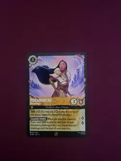 Disney Lorcana Pocahontas Peacekeeper 221/204 Legendary Hero Princess Card - Image 1