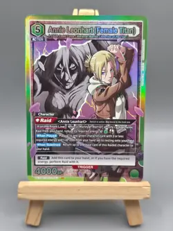 Union Arena: Attack On Titan - Annie Leonhart (Female Titan) SR UE10BT/AOT-1-053 - Image 1