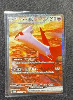 Pokemon Surging Sparks Latias EX 239/191 Special Illustration Rare SIR - Image 1