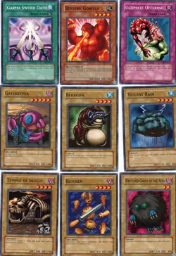 YUGIOH 2006 TOURNAMENT PACK 8 (TP8 EN010-EN020) 11 CARD COMMON SET **UNPLAYED** - Image 1