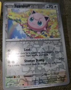 6 Jigglypuff, Wigglytuff & Scream tail Pokemon Cards. 4 Reverse Holos NM - Image 3
