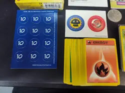 Pokemon Neo Genesis Hotfoot Theme Deck - Box, Complete Cards, Manuals, and Coin - Image 4