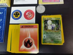 Pokemon Neo Genesis Hotfoot Theme Deck - Box, Complete Cards, Manuals, and Coin - Image 5
