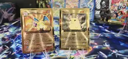Pokemon Celebrations Set of Gold MetalCards (Charizard 4/102, Pikachu 58/102) - Image 1