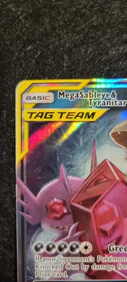MegaSableye & Tyranitar GX 126/236 Unified Minds Ultra Rare Pokemon Tag Team #2 - Image 3