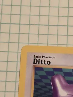 Ditto Fossil Non-Holo 18/62 Card NM Pokemon Card - Image 3