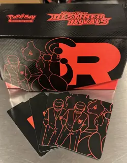 EMPTY Pokemon Destined Rivals Elite Trainer Box & Dividers Team Rocket's Mewtwo - Image 1