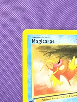 POKEMON MAGICARPE FRENCH 1ST EDITION CARD 47/82 TEAM ROCKET ORIGINAL OWNER - Image 2