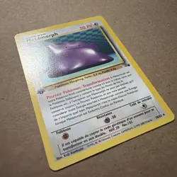 Pokemon Metamorph 1st Edition Fossil Set Rare French Card 50 HP 18/62 - NM - Image 2