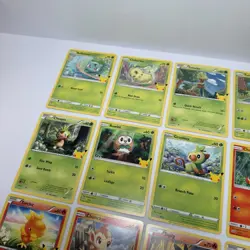 2021 Pokemon 25th Anniversary McDonalds Complete Set Non Holo Cards 1-25 Pikachu - Image 2