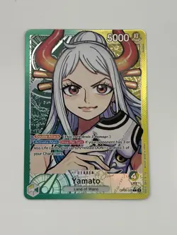 ONE PIECE WINGS OF THE CAPTAIN YAMATO ALT ART LEADER CARD OP06-022 (ENGLISH) - Image 1