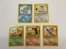 1st Edition Pokemon Neo Genesis Lot Clefairy Totodile Sunkern Gligar Cyndaquil - Image 1