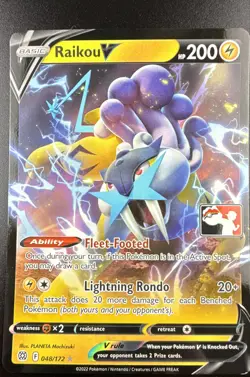 Raikou V 048/172 Prize Pack Series Cards Holo 1U - Image 1
