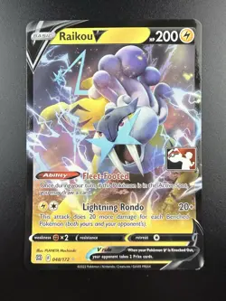 Raikou V 048/172 Prize Pack Series Cards Holo 1U - Image 2