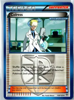 Colress Plasma Storm 118/135 Uncommon Moderately Played - Mid Era Pokemon Card - Image 1