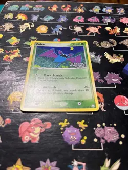Pokemon TCG Zubat 82/109 Team Rocket Returns Reverse Foil Stamp NM - Image 3