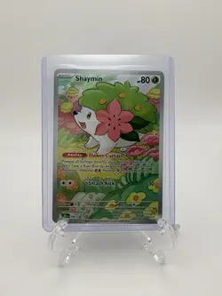 Pokemon TCG Shaymin Illustration Rare Card 185/182 Sv10: Destined Rivals - Image 1