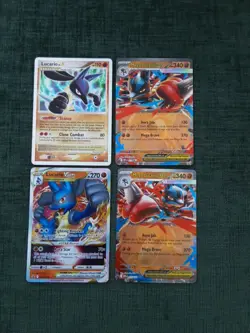 Lucario LV.X/Lucario Vstar /Mega Lucario Pokemon Card - Image 2