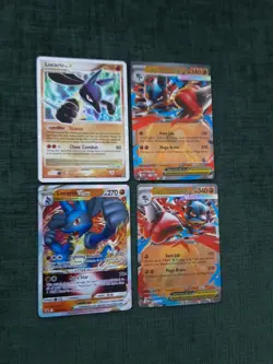 Lucario LV.X/Lucario Vstar /Mega Lucario Pokemon Card - Image 4