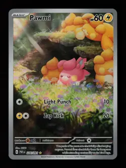 Pawmi 226/091 Illustration Rare Paldean Fates Pokemon Cards - Image 1