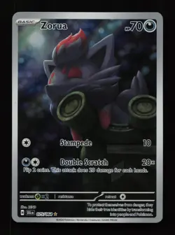 Zorua 075/064 Holo Illustration Rare Shrouded Fable Pokemon Cards - Image 1