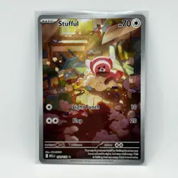 Pokemon Stufful 154/132 Me01: Mega Evolution Holo Card NM Condition - Image 1