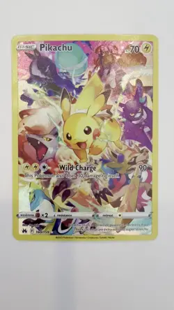 Pokemon Pikachu 160/159 Crown Zenith Secret Rare Full Art Holo Card Mint! Video - Image 2