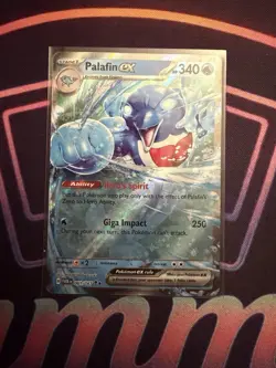 Palafin EX 061/167 Holo Rare Twilight Masquerade Pokemon Card - Image 1