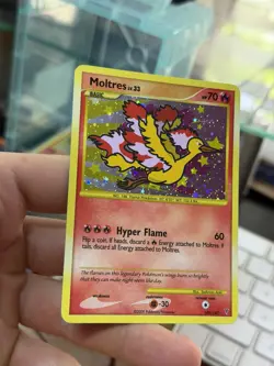 Moltres 149/147 Supreme Victors 2009 Secret Holo Rare SWIRL Pokemon Card - Image 5