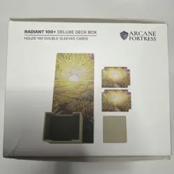 Arcane Fortress Card Deck Box for MTG Commander, Fits 100+ Card (Golden Plains) - Image 3