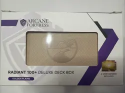 Arcane Fortress Card Deck Box for MTG Commander, Fits 100+ Card (Golden Plains) - Image 4