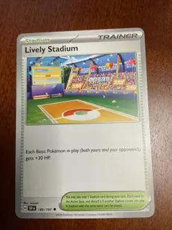 Lively Stadium 180/191 Surging Sparks Regular Pokemon TCG Card - Image 1