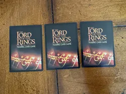 Lord Of The Rings TCG CCG Cards Lot Of 3 RARE Decipher 2001 LP Non Foil - Image 2