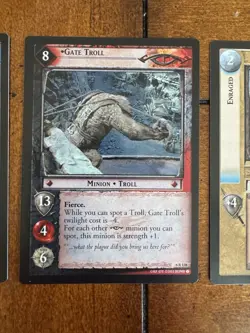 Lord Of The Rings TCG CCG Cards Lot Of 3 RARE Decipher 2001 LP Non Foil - Image 4