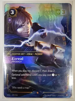 2025 Spiritforged Riftbound Ezreal Card 149/221 Alt Art NM League of legends TCG - Image 2