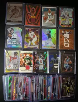 HUGE LOADED PREMIUM 300+ CARD JERSEY AUTO RC COLLECTION LOT NFL NBA MLB BULK RCS - Image 1