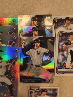2026 Topps Series 1&2 Cam Schlittler 11 Card Rookie - Image 3