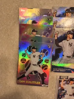2026 Topps Series 1&2 Cam Schlittler 11 Card Rookie - Image 5