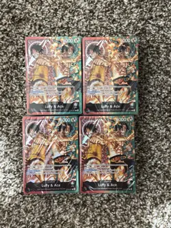 One Piece ST-30 Starter Deck EX Luffy & Ace English (Bricks Only) X4 Sealed - Image 1