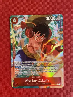One Piece TCG Monkey D Luffy OP12-015 Mint Condition - Image 1