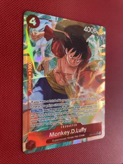 One Piece TCG Monkey D Luffy OP12-015 Mint Condition - Image 2