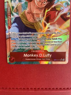 One Piece TCG Monkey D Luffy OP12-015 Mint Condition - Image 5
