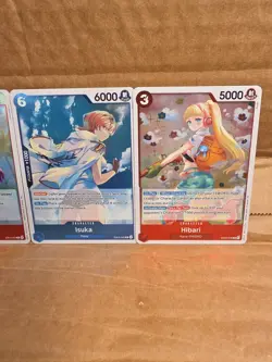 One Piece Card Game 4 Card Lot. Heroines. Isuka, Hibari, Nami, Shirahoshi. MINT. - Image 2