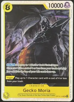 Gecko Moria The Azure Sea's Seven OP14-104 One Piece NM - Image 1
