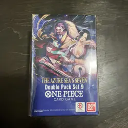 One Piece TCG: Double Pack Set 9 The Azure Sea's Seven - FACTORY SEALED! - Image 1