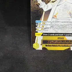 Zehahahahaha! (Alternate Art) OP16-116 The Time of Battle One Piece TCG NM EN - Image 4